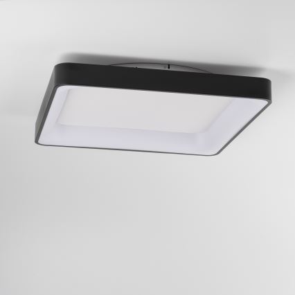 Brilagi - Dimmable LED Ceiling Light FALCON II LED/125W/230V 3000-6500K 60x60 cm black + remote control
