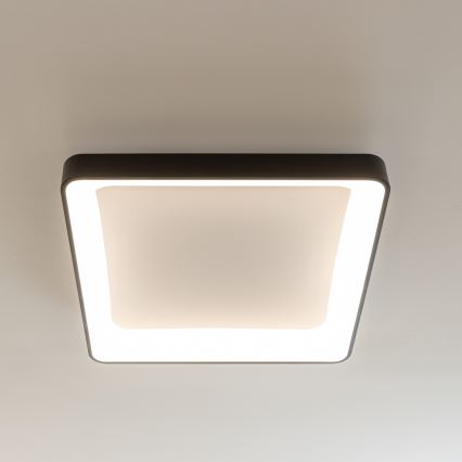 Brilagi - Dimmable LED Ceiling Light FALCON II LED/125W/230V 3000-6500K 60x60 cm black + remote control
