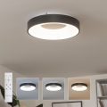 Brilagi - LED Dimmable Ceiling Light FALCON II LED/67W/230V 3000-6500K Ø 40 cm black + remote control