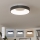 Brilagi - LED Dimmable Ceiling Light FALCON II LED/67W/230V 3000-6500K Ø 40 cm black + remote control