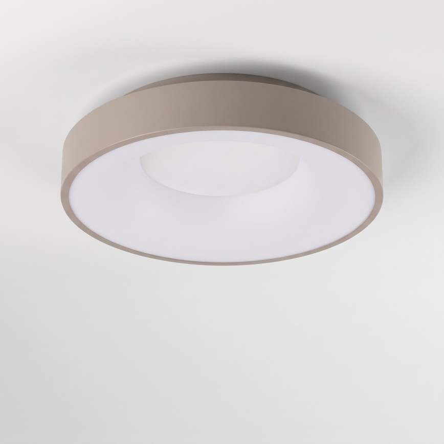 BRILAGI - Dimmable LED ceiling light FALCON II LED/67W/230V 3000-6500K Ø 40 cm white/beige + remote control