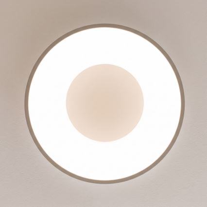 BRILAGI - Dimmable LED ceiling light FALCON II LED/67W/230V 3000-6500K Ø 40 cm white/beige + remote control