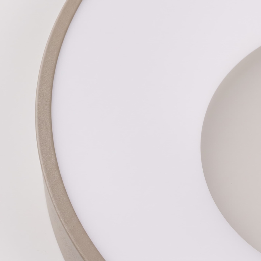 BRILAGI - Dimmable LED ceiling light FALCON II LED/67W/230V 3000-6500K Ø 40 cm white/beige + remote control