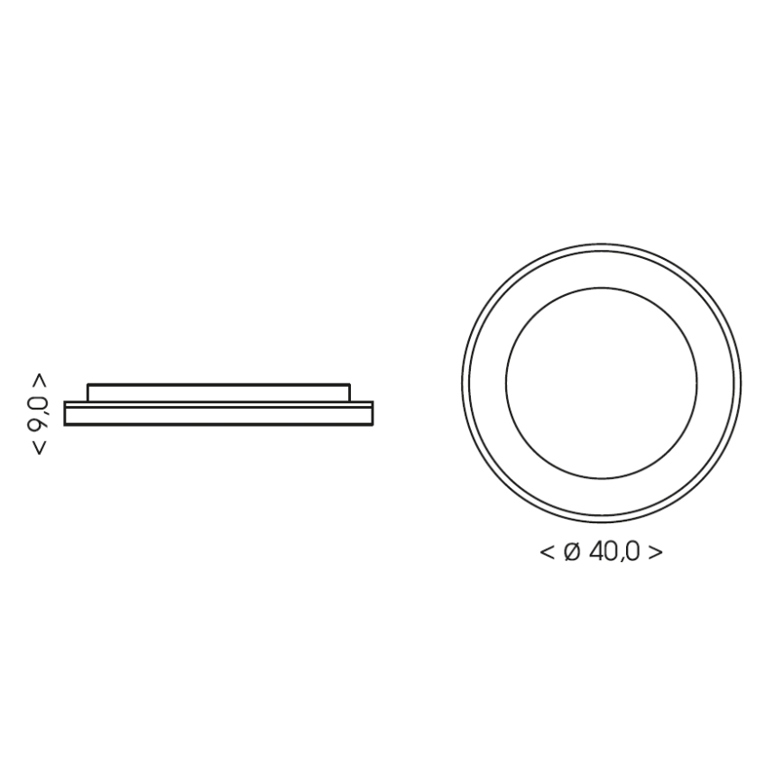 BRILAGI - Dimmable LED ceiling light FALCON II LED/67W/230V 3000-6500K Ø 40 cm white/beige + remote control