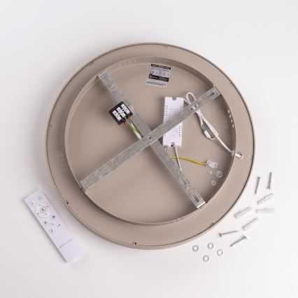 BRILAGI - LED Dimmable ceiling light FALCON II LED/67W/230V 3000-6500K dia. 40 cm beige + remote control
