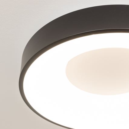 Brilagi - LED Dimmable Ceiling Light FALCON II LED/67W/230V 3000-6500K Ø 40 cm black + remote control