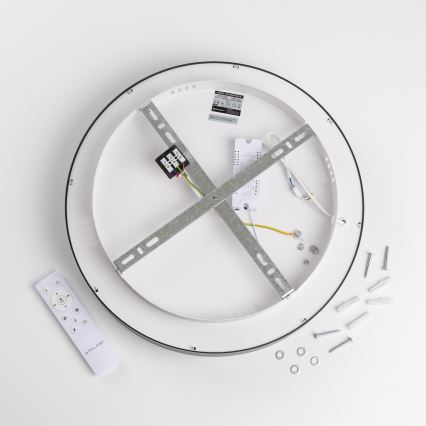 Brilagi - LED Dimmable Ceiling Light FALCON II LED/67W/230V 3000-6500K Ø 40 cm black + remote control