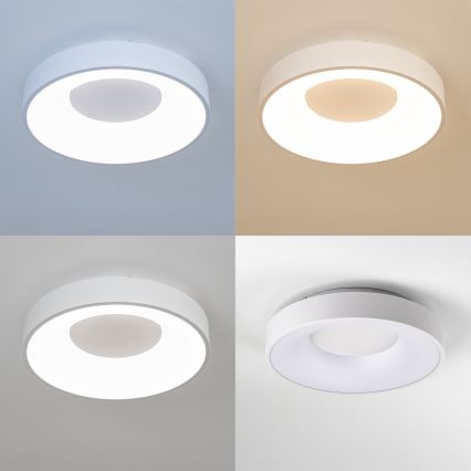 Brilagi - Dimmable LED Ceiling Light FALCON II LED/67W/230V 3000-6500K Ø 40 cm White + Remote Control