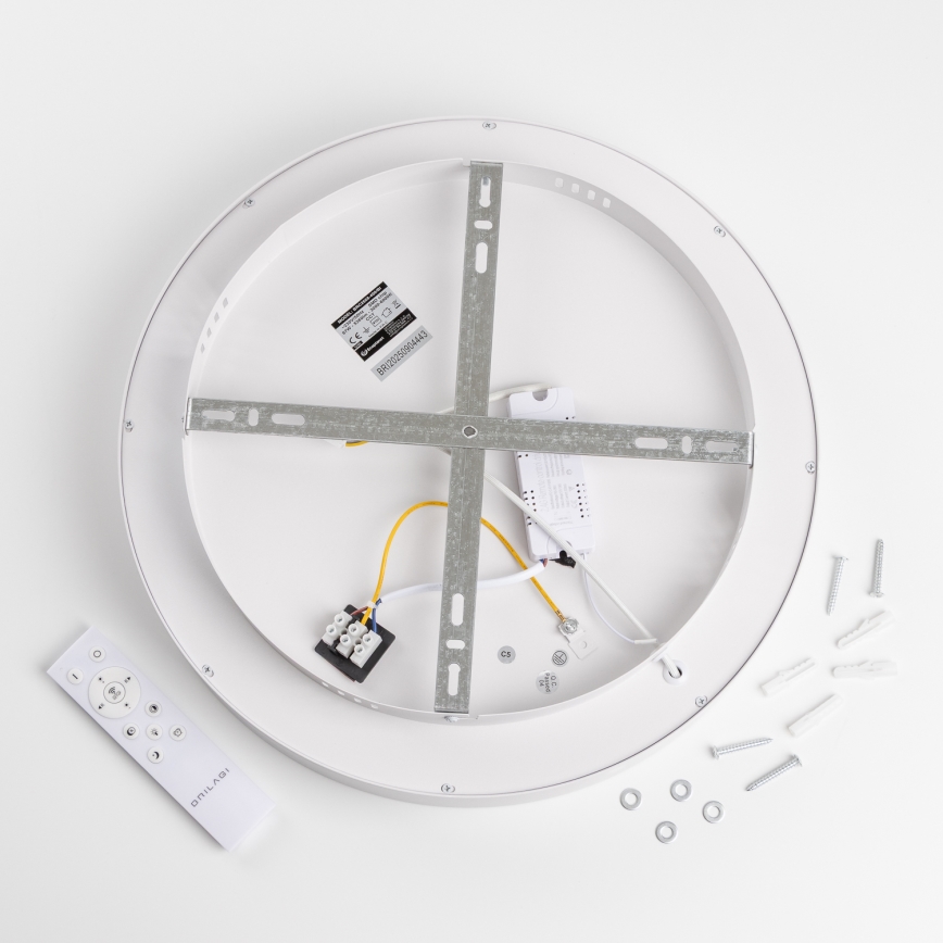 Brilagi - Dimmable LED Ceiling Light FALCON II LED/67W/230V 3000-6500K Ø 40 cm White + Remote Control