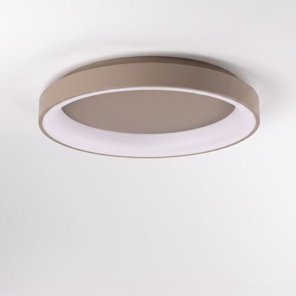 BRILAGI - Dimmable LED ceiling light FALCON II LED/99W/230V 3000-6500K Ø 60 cm beige + remote control
