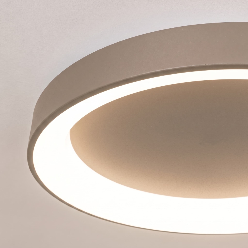 BRILAGI - Dimmable LED ceiling light FALCON II LED/99W/230V 3000-6500K Ø 60 cm beige + remote control