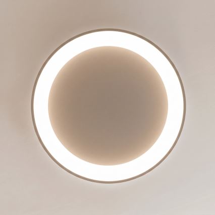 BRILAGI - Dimmable LED ceiling light FALCON II LED/99W/230V 3000-6500K Ø 60 cm beige + remote control
