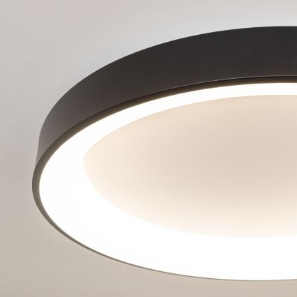 Brilagi - LED Dimmable ceiling light FALCON II LED/99W/230V 3000-6500K Ø 60 cm black + remote control