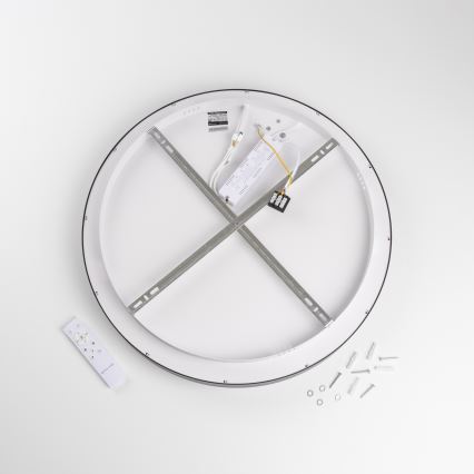 Brilagi - LED Dimmable ceiling light FALCON II LED/99W/230V 3000-6500K Ø 60 cm black + remote control