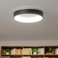 Brilagi - LED Dimmable ceiling light FALCON LED/40W/230V 3000-6500K d. 45 cm black + remote control