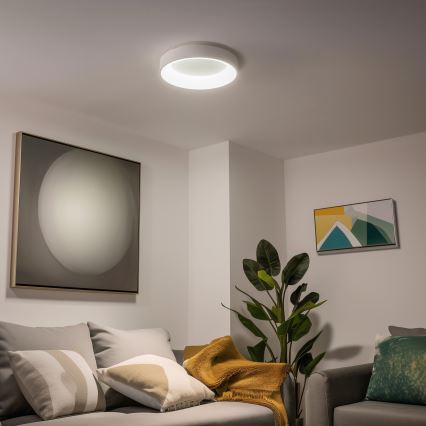 Brilagi - LED Dimmable ceiling light FALCON LED/40W/230V 3000-6500K d. 45 cm white + remote control