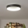 Brilagi - LED Dimmable ceiling light FALCON LED/80W/230V 3000-6500K d. 60 cm black + remote control