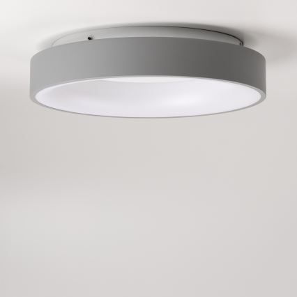 Brilagi - Dimmable FALCON LED Ceiling Light 80W/230V 3000-6500K Ø 60 cm gray + remote control