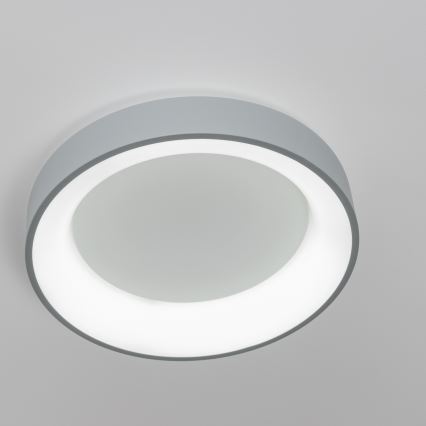 Brilagi - Dimmable FALCON LED Ceiling Light 80W/230V 3000-6500K Ø 60 cm gray + remote control
