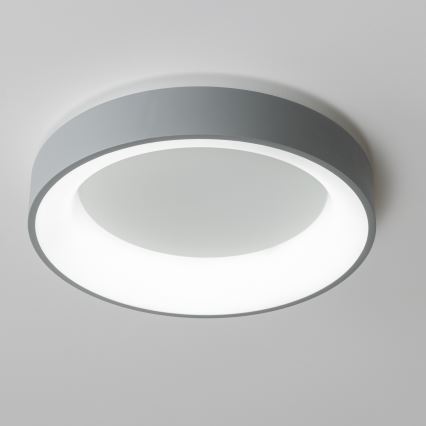 Brilagi - Dimmable FALCON LED Ceiling Light 80W/230V 3000-6500K Ø 60 cm gray + remote control
