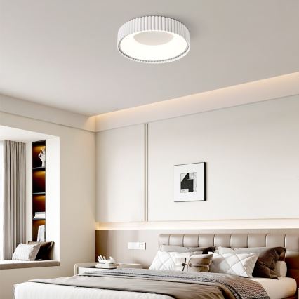 BRILAGI - Dimmable ceiling light FALCON MODERN LED/30W/230V 3000-6000K Ø 40 cm white + remote control