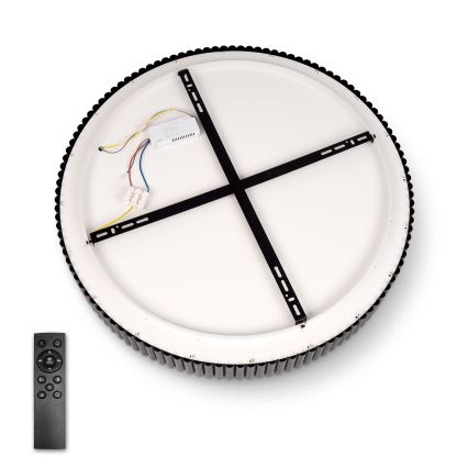 Brilagi - LED Dimmable Ceiling Light FALCON MODERN LED/54W/230V 3000-6500K diameter 60 cm black + remote control