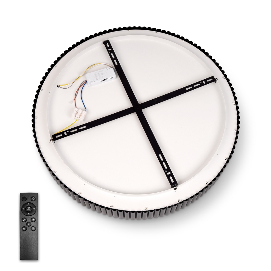 Brilagi - LED Dimmable Ceiling Light FALCON MODERN LED/54W/230V 3000-6500K diameter 60 cm black + remote control