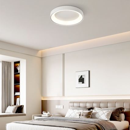 BRILAGI - Dimmable LED ceiling light FALCON MODERN LED/54W/230V 3000-6000K Ø 60 cm white + remote control
