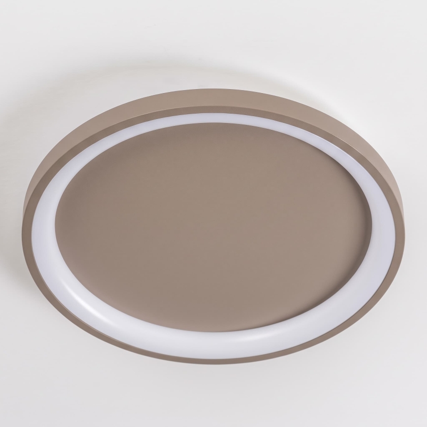 BRILAGI - LED dimmable ceiling light FALCON SLIM LED/42W/230V 3000-6500K Ø 50 cm beige + remote control