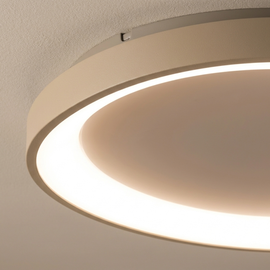 BRILAGI - LED dimmable ceiling light FALCON SLIM LED/42W/230V 3000-6500K Ø 50 cm beige + remote control