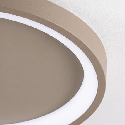 BRILAGI - LED dimmable ceiling light FALCON SLIM LED/42W/230V 3000-6500K Ø 50 cm beige + remote control