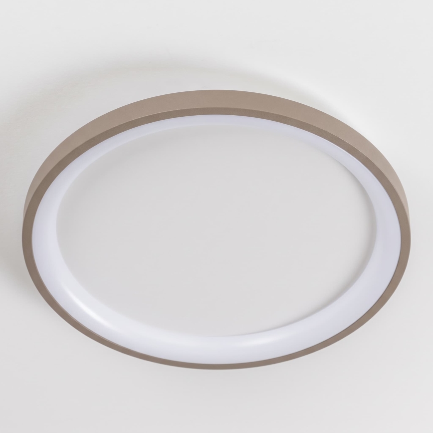BRILAGI - LED Dimmable ceiling light FALCON SLIM LED/42W/230V 3000-6500K Ø 50 cm white/beige + remote control