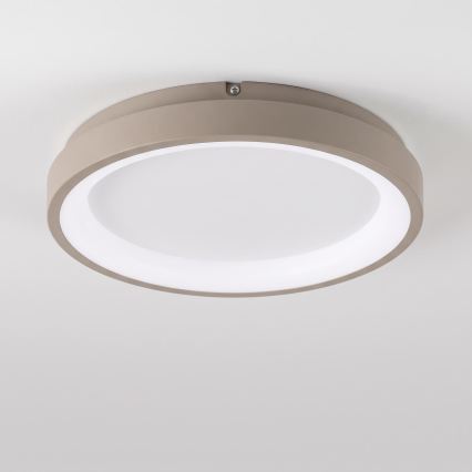 BRILAGI - LED Dimmable ceiling light FALCON SLIM LED/42W/230V 3000-6500K Ø 50 cm white/beige + remote control