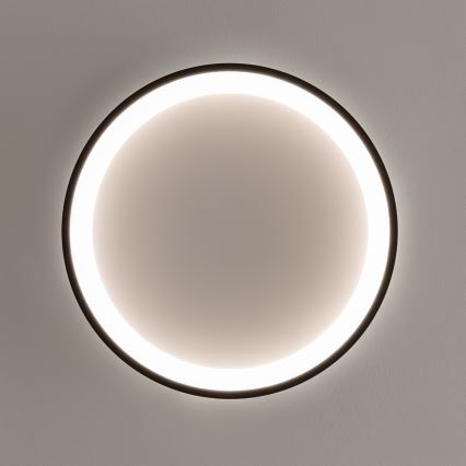 Brilagi - LED Dimmable Ceiling Light FALCON SLIM LED/42W/230V 3000-6500K Ø 50 cm Black + Remote Control