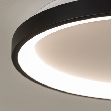 Brilagi - LED Dimmable Ceiling Light FALCON SLIM LED/42W/230V 3000-6500K Ø 50 cm Black + Remote Control