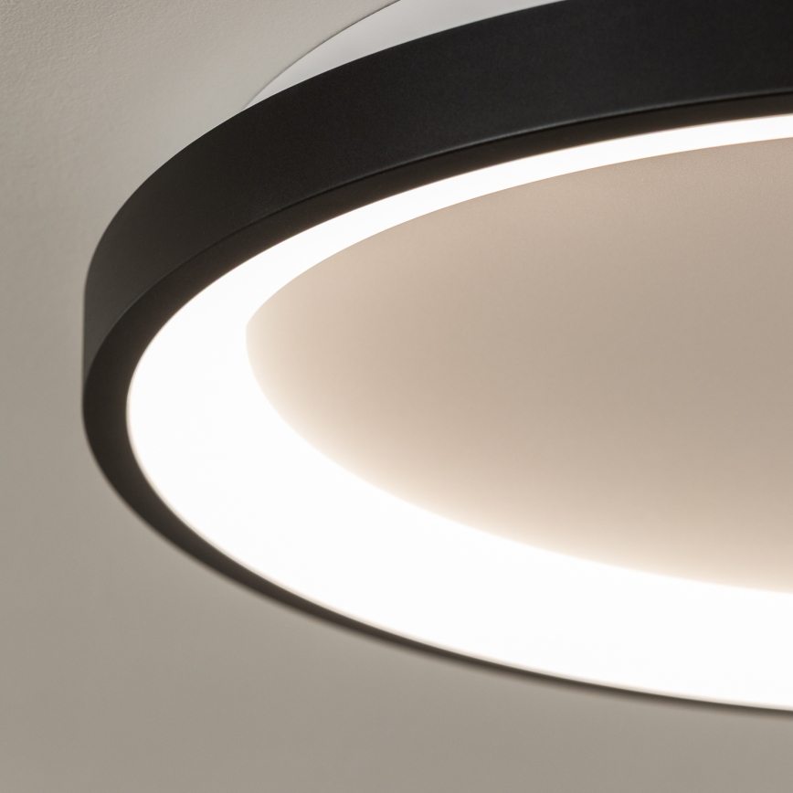 Brilagi - LED Dimmable Ceiling Light FALCON SLIM LED/42W/230V 3000-6500K Ø 50 cm Black + Remote Control
