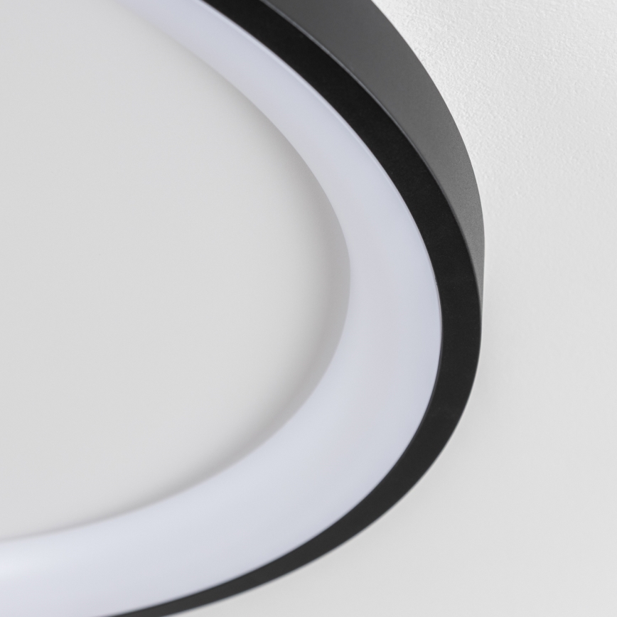 Brilagi - LED Dimmable Ceiling Light FALCON SLIM LED/42W/230V 3000-6500K Ø 50 cm Black + Remote Control