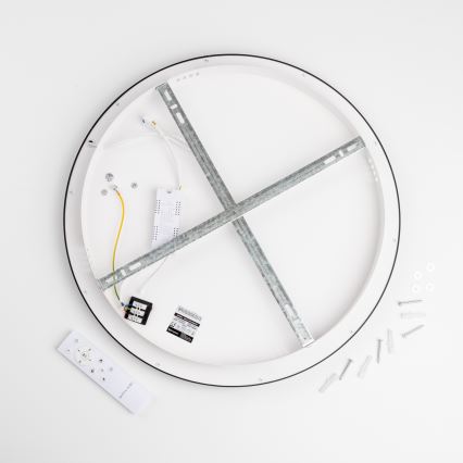 Brilagi - LED Dimmable Ceiling Light FALCON SLIM LED/42W/230V 3000-6500K Ø 50 cm Black + Remote Control