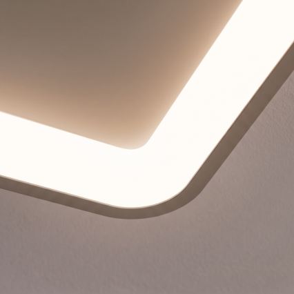 BRILAGI - Dimmable LED ceiling light FALCON SLIM LED/50W/230V 3000-6500K 50x50 cm beige + remote control