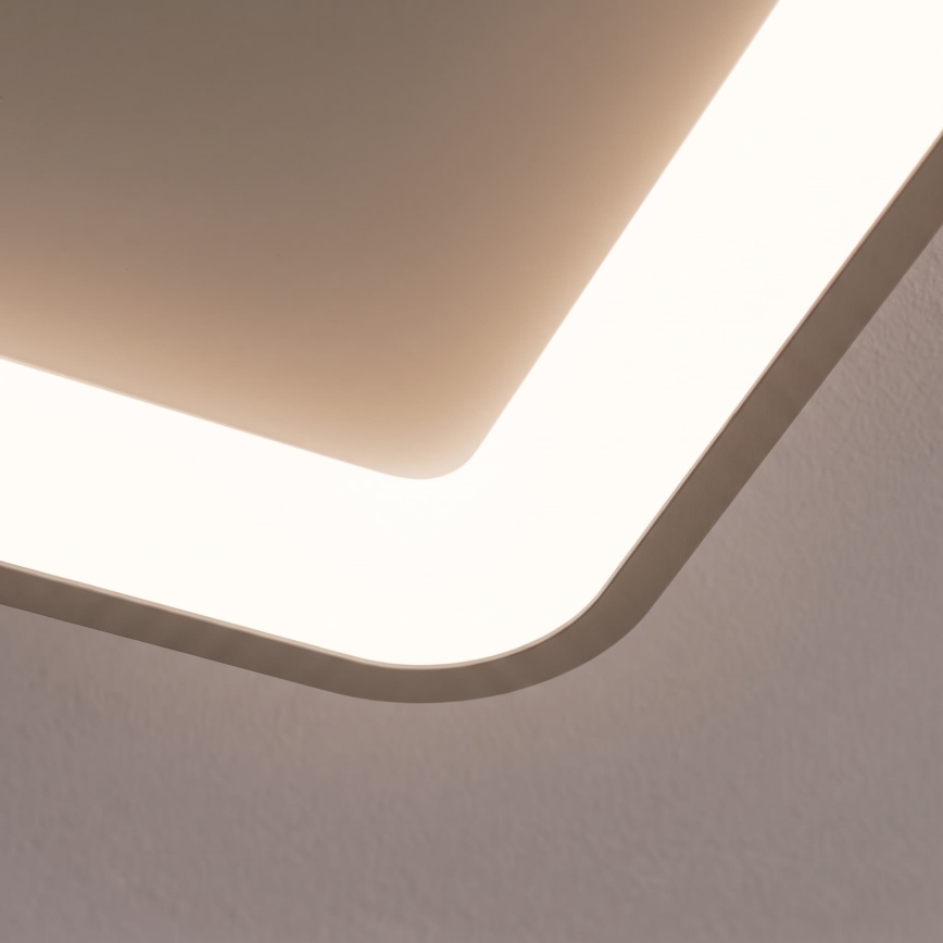 BRILAGI - Dimmable LED ceiling light FALCON SLIM LED/50W/230V 3000-6500K 50x50 cm beige + remote control