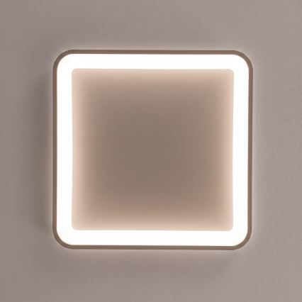 BRILAGI - Dimmable LED ceiling light FALCON SLIM LED/50W/230V 3000-6500K 50x50 cm beige + remote control