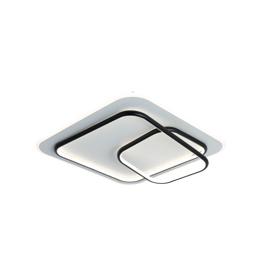 Brilagi - Dimmable LED ceiling light IRIS LED/81W/230V 3000-6000K 50x50 cm white/black + remote control