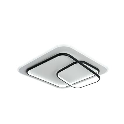 Brilagi - Dimmable LED ceiling light IRIS LED/81W/230V 3000-6000K 50x50 cm white/black + remote control