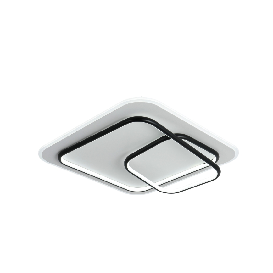 Brilagi - Dimmable LED ceiling light IRIS LED/81W/230V 3000-6000K 50x50 cm white/black + remote control