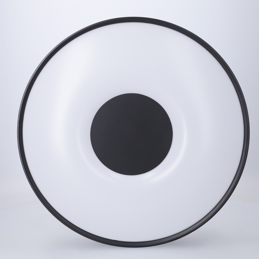Brilagi - Dimmable LED Ceiling Light JAMIS LED/48W/230V 3000-6500K Ø 39 cm Black + Remote Control