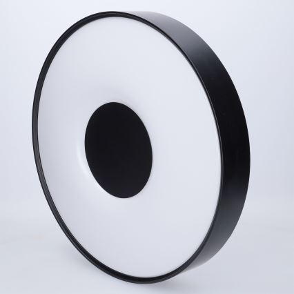 Brilagi - Dimmable LED Ceiling Light JAMIS LED/48W/230V 3000-6500K Ø 39 cm Black + Remote Control