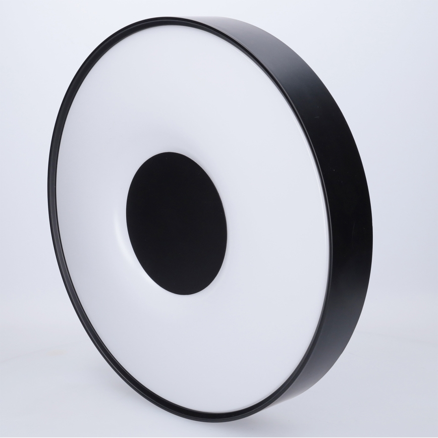 Brilagi - Dimmable LED Ceiling Light JAMIS LED/48W/230V 3000-6500K Ø 39 cm Black + Remote Control