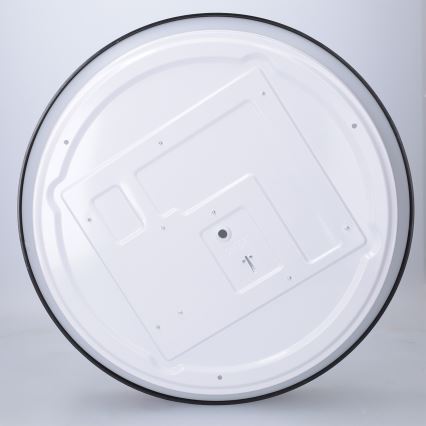 Brilagi - Dimmable LED Ceiling Light JAMIS LED/48W/230V 3000-6500K Ø 39 cm Black + Remote Control
