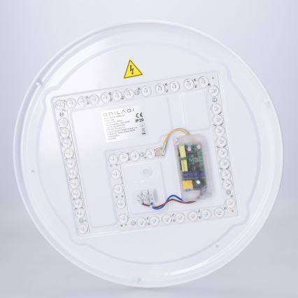 Brilagi - Dimmable LED Ceiling Light JAMIS LED/48W/230V 3000-6500K Ø 39 cm Black + Remote Control