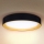 Brilagi - LED Dimmable ceiling light LARIOS LED/48W/230V 3000-6500K ø 39 cm black + remote control